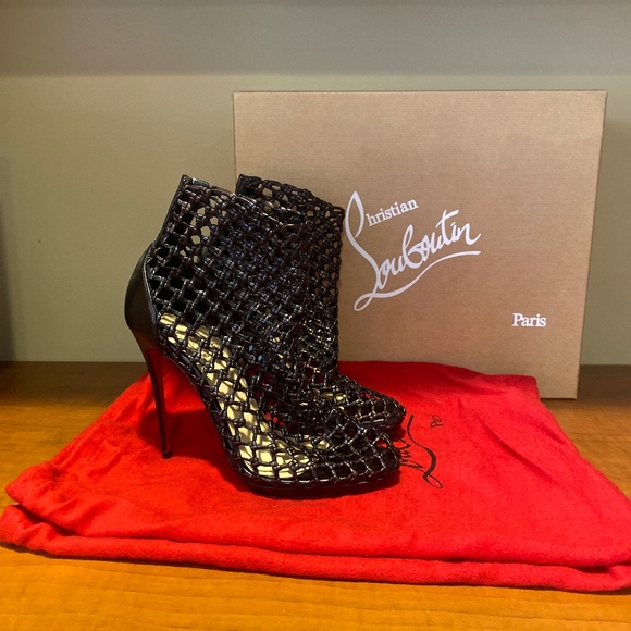 CHRISTIAN LOUBOUTIN Porkigat 120mm Boots - Picture 1 of 6